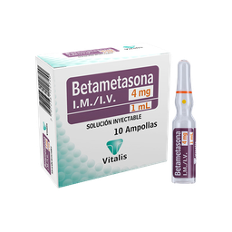 BETAMETASONA 4 MG X 1 AMP. WELLONA-SAGA-DROTAFARMA