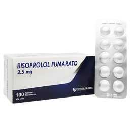 BISOPROLOL 2,5 MG X 10 TAB. DROTAFARMA