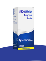 BROMEXINA 4MG/5ML JBE PED 120ML DROTAFARMA BRODOX