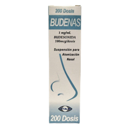 BUDENAS (BUDESONIDA) SUSP./ ATOMIZADOR NASAL 200 DOSIS
