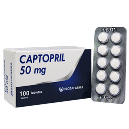 CAPTOPRIL 50 MG X10 TAB DROTAFARMA