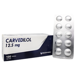 CARVEDILOL 12,5 MG X 10 TAB DROTAFARMA