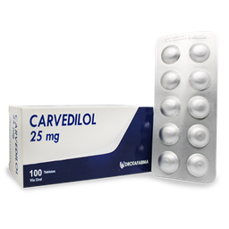CARVEDILOL 25 MG X 10 TAB DROTOFARMA