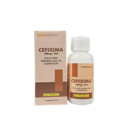 CEFIXIMA SUSP. PED. 100MG/5ML X 60 ML CLEO