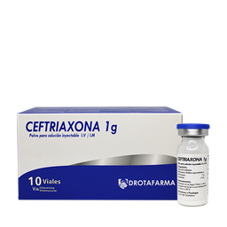 CEFTRIAXONA 1GR X 1 AMP I.V- I.M DROTAFARMA