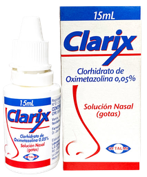 CLARIX OXIMETAZOLINA 0,05% SOL NASAL ADULTO X 15ML GENCER