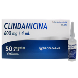 CLINDAMICINA 600MG/4ML X 1 AMP DROTAFARMA