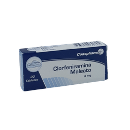 CLORFENIRAMINA 4 MG X 10 TAB COASPHARMA-CAPLIN
