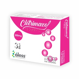 CLOTRIMAZOL 200MG X 3 OVULOS COLMED