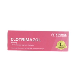 CLOTRIMAZOL 500MG X 1 OVULO (TIARES)