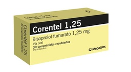 CORENTEL ( BISOPROLOL) 1.25 MG X 30 COMP
