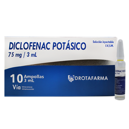 DICLOFENAC POTASICO 75MG/3ML X 1 AMP.DROTAFARMA
