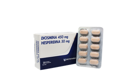DIOSMINA + HESPERIDINA 450MG/50MG X 10 TAB 2N