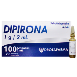 DIPIRONA 1GR/2ML X 1 AMP. I.M/I.V