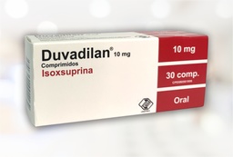 DUVADILAN (ISOXSUPRINA) 10 MG X 30 TAB