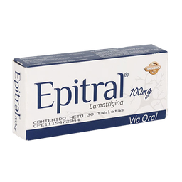 EPITRAL 100 MG X 30 LAMOTRIGINA