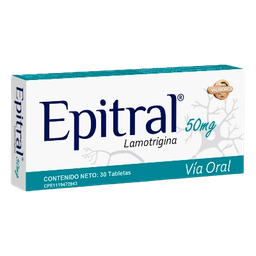 EPITRAL 50 MG X 30 TAB LAMOTRIGINA