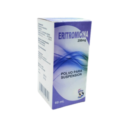 ERITROMICINA 250MG/5ML SUSP X 60ML