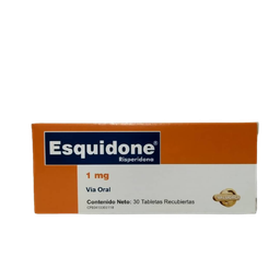 ESQUIDONE 1 MG X 30 TAB RISPERIDONA
