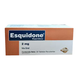 ESQUIDONE 2 MG X 30 TAB RISPERIDONA