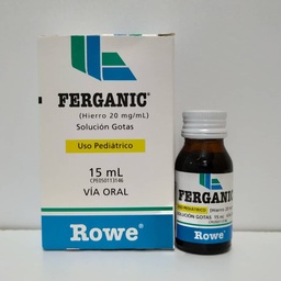 FERGANIC HIERRO 20MG GOTAS X 15 ML