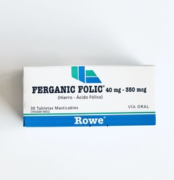 FERGANIC FOLIC 40MG/350MG X 30 TAB. MAST