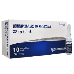 HIOSCINA ESCOPOLAMINA 20MG/ 1MLX 1 AMP.