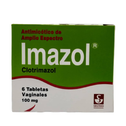IMAZOL CLOTRIMAZOL 100 MG X 6 TAB. VAG.