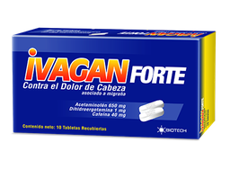IVAGAN FORTE 650MG X 10 TAB. (BIOTECH)