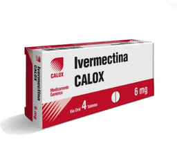 IVERMECTINA 6 MG X 4 TAB CALOX