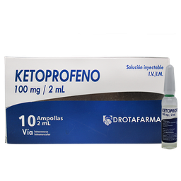 KETOPROFENO 100MG/2ML X 1 AMP IV/IM DROTAFARMA