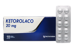 KETOROLACO 20MG X 10 TAB. DROTAFARMA