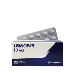 LISINOPRIL 10 MG X 10 TAB DROTAFARMA