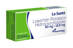 LOSARTAN HTC 50MG/12,5MG X 15 TAB LA SANTE/GENVEN