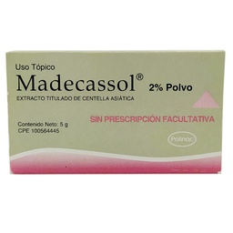 MADECASSOL POLVO 2% X 5 GR.