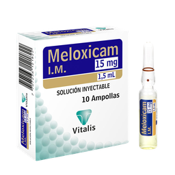 MELOXICAM 15MG/1,5ML AMPOLLA IM VITALIS