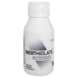 MERTHIOLATE INCOLORO X 60 ML