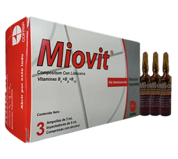 MIOVIT X KIT 3 AMP complejo B