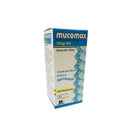 MUCOMAX AMBROXOL 15MG/5ML 120 ML