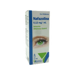 VERMAFRESH NAFAZOLINA 0,12MG/ML SOL. OFT. X 15ML VERMA