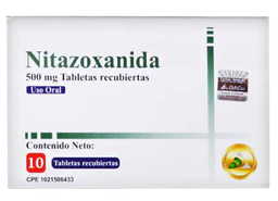 NITAZOXANIDA 500 MG X 10 TAB. DPT- DAC-JMW