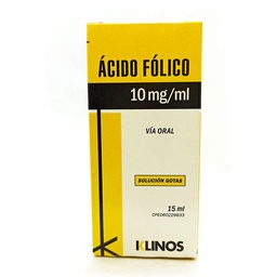 ACIDO FOLICO GOTAS 10MG/ML X 15ML AFOKLIN KLINOS