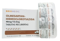 OLMESARTAN - HCT 40MG/12,5MG X 10 TAB. BRIXMEDIC