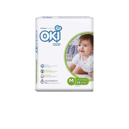 OKI PAÑALES PRIMIUN MEDIANO X 28 UNID.