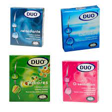 PRESERVATIVOS SURTIDOS X 3 UND DUO