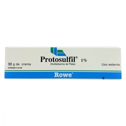 PROTOSULFIL (SULFADIAZINA ) 1% CREMA X 30GR.