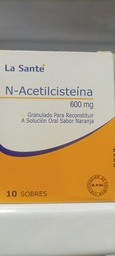 N-ACETILCISTEINA 600MG X 1 SOBRE ZIFLUVIS LA SANTE