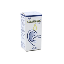 QUINOTIC CIPROFLOXACINA 0,30% SOL OTICA X 4ML