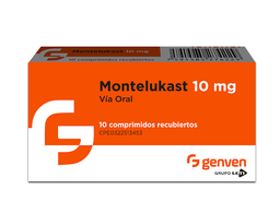 MONTELUKAST 10 MG X 10 TAB GENVEN