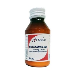 SULTAMICILINA SUSP 250MG/5ML 60ML SPEFAR